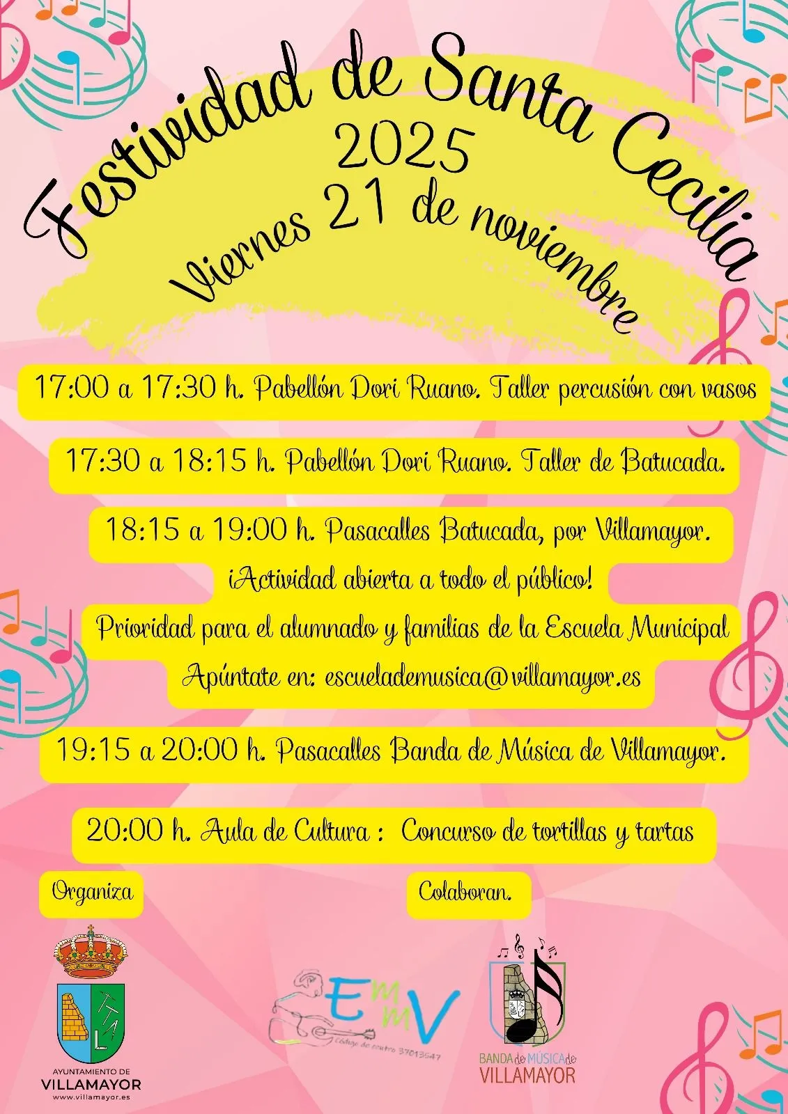 De una batucada con cubos a un concurso de tortillas: así celebra Villamayor Santa Cecilia