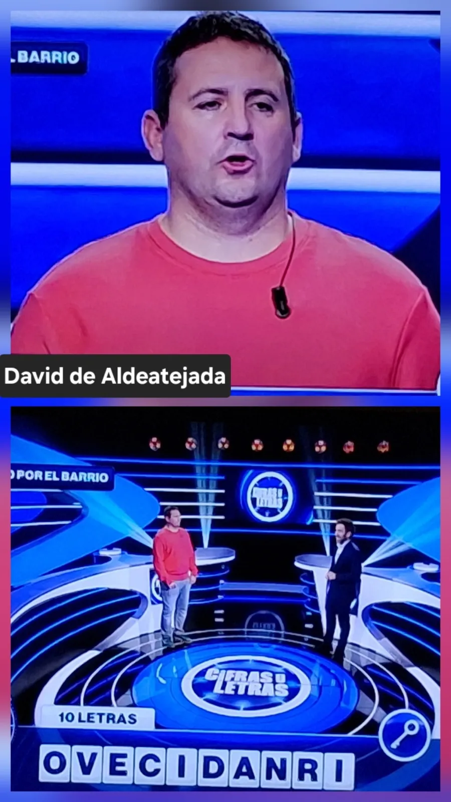 David en el concurso 