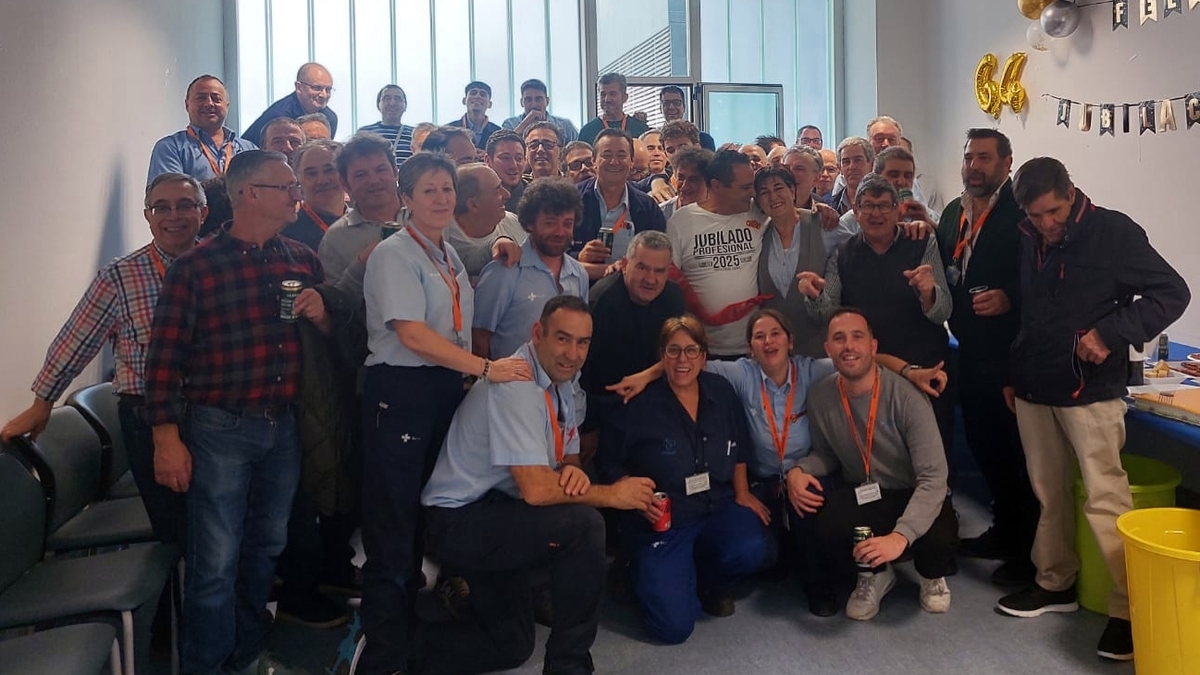 Jubilación del fontanero del Clínico de Salamanca: homenaje