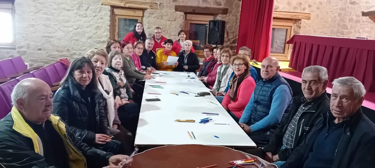 Taller de memoria en Cipérez organizado por Cruz Roja 
