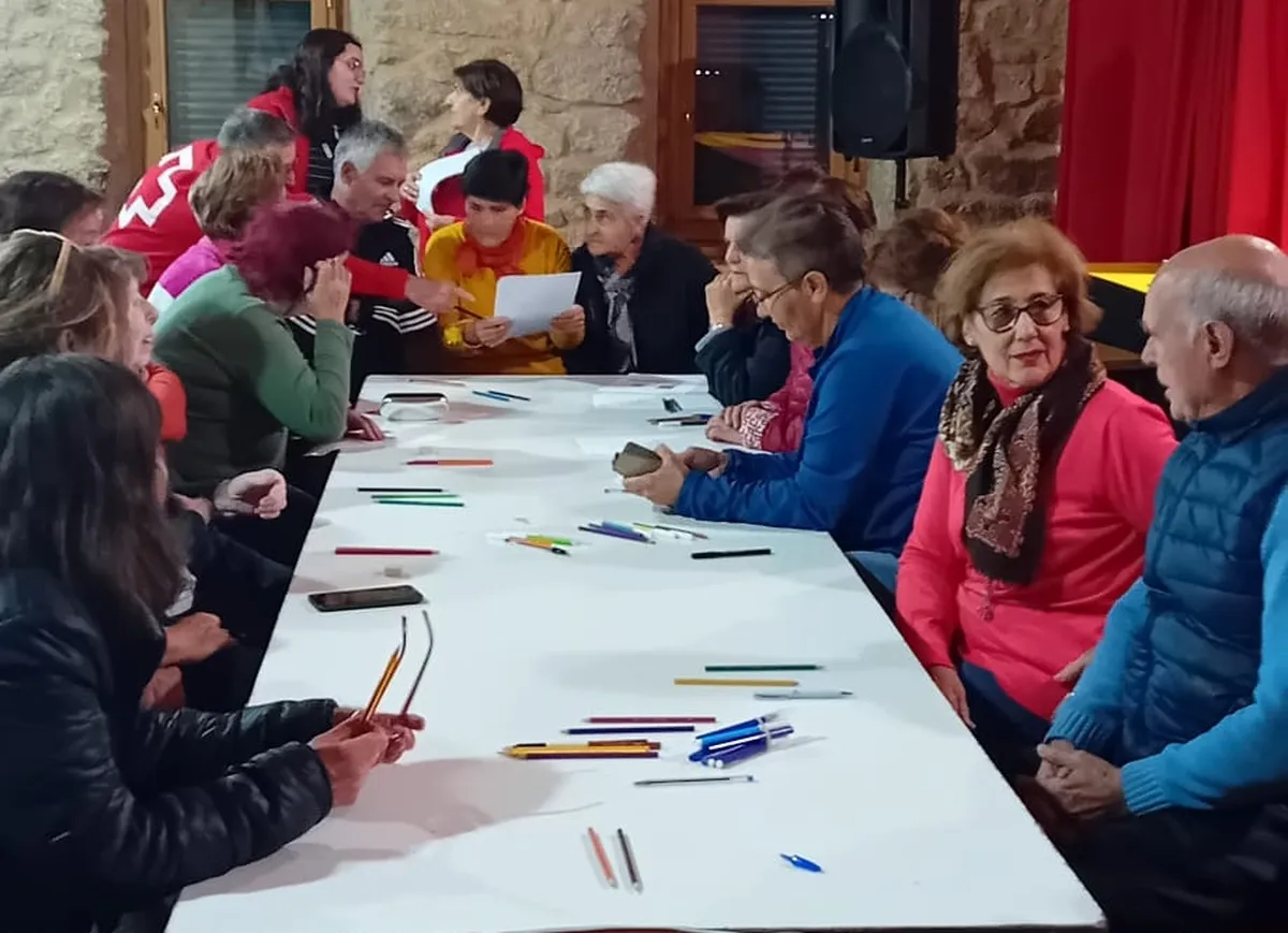 Taller de memoria en Cipérez organizado por Cruz Roja 