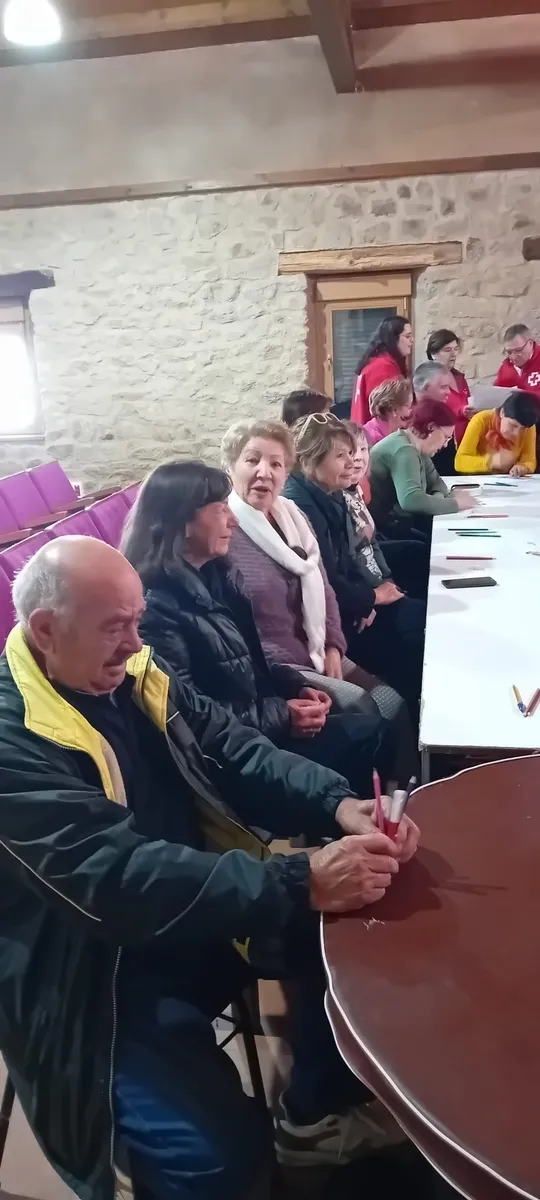 Taller de memoria en Cipérez organizado por Cruz Roja 