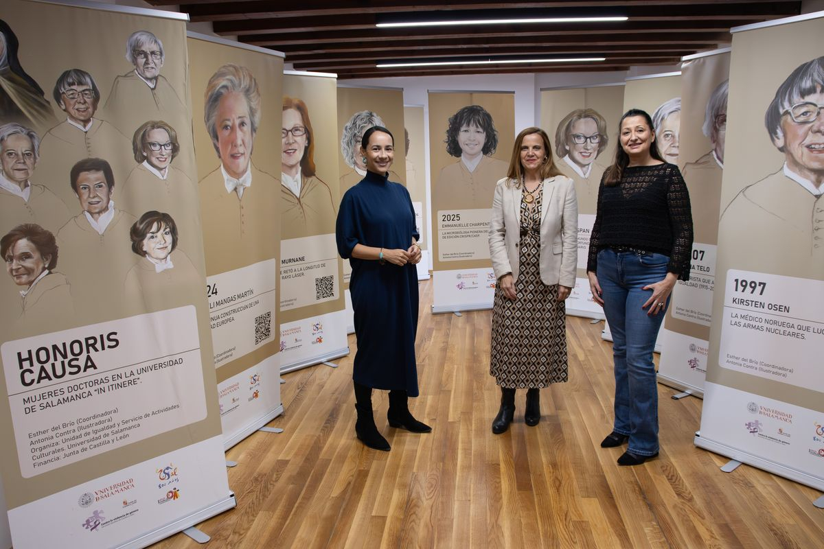 Exposición de la USAL sobre sus doctoras honoris causa