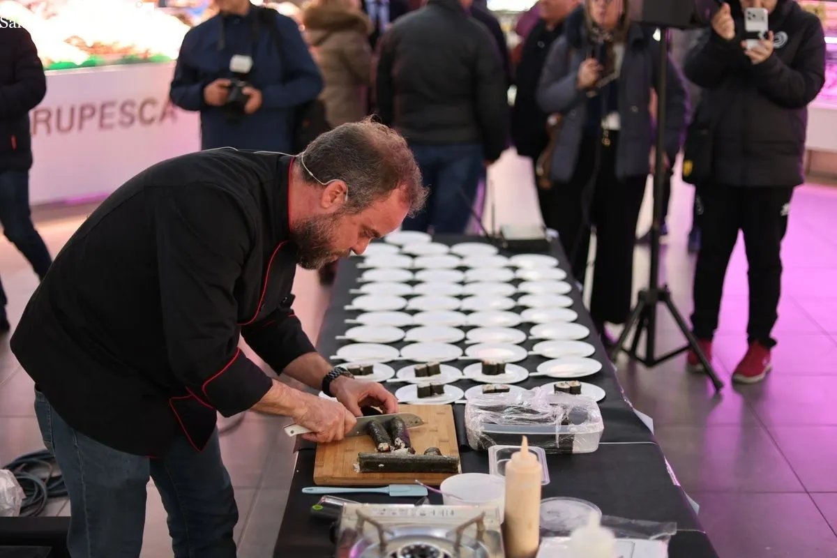 Actividad ‘Posicionamiento del mercado local. Showcooking en el mercado central de Salamanca' | FOTOS: David Sañudo  
