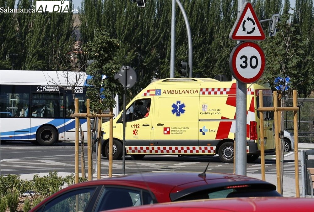 Accidente en Salamanca: herida una mujer en El Montalvo