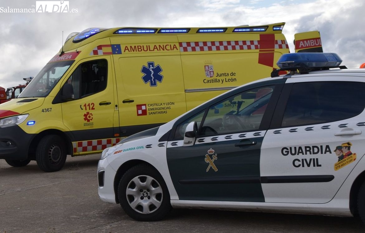 Herido un motorista en un accidente en Villares de la Reina