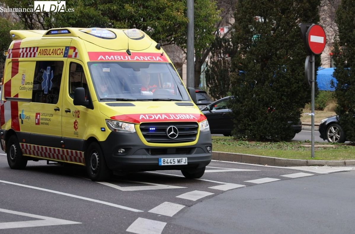 Herido un motorista en la rotonda de E. Leclerc Salamanca