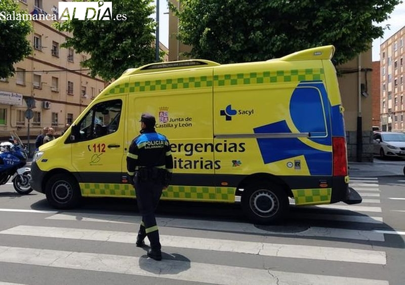 Atropello a un niño de 2 años en la calle Pamplona de Salamanca