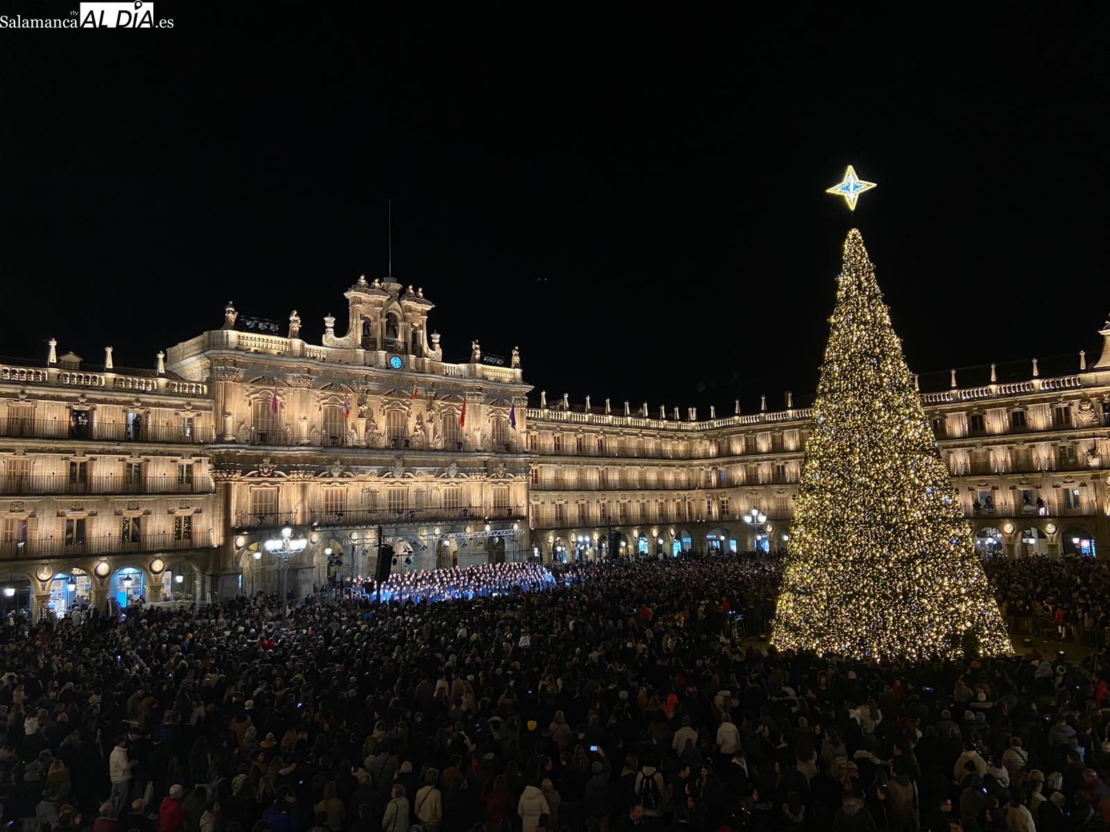 Luces de Navidad Salamanca 2025: horarios y espectáculos