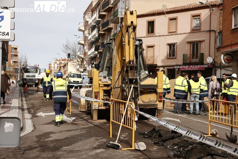 Cortes de tráfico en Salamanca este jueves por obras y grúas