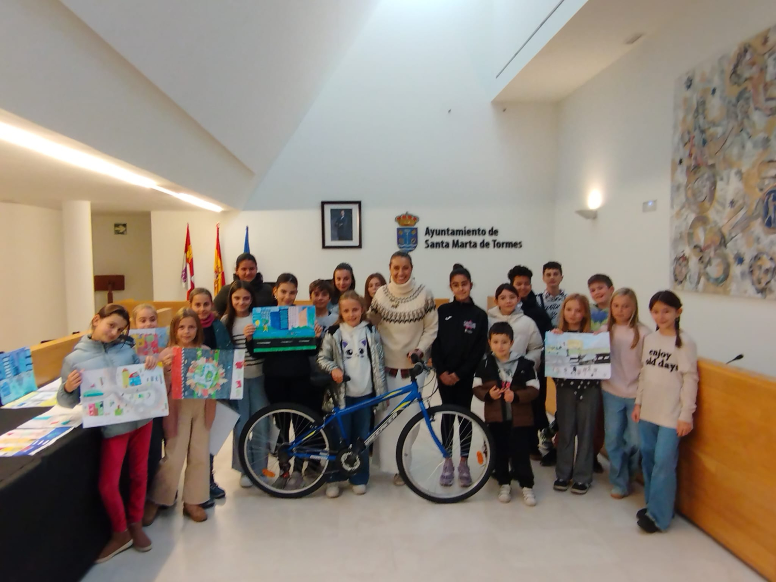 Concurso de dibujo de Movilidad: Jimena Galache gana