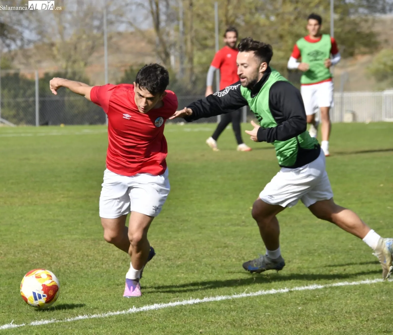 Sesión de entrenamiento del SALAMANCA UDS | FOTOS: SALAMANCArtvAL DÍA