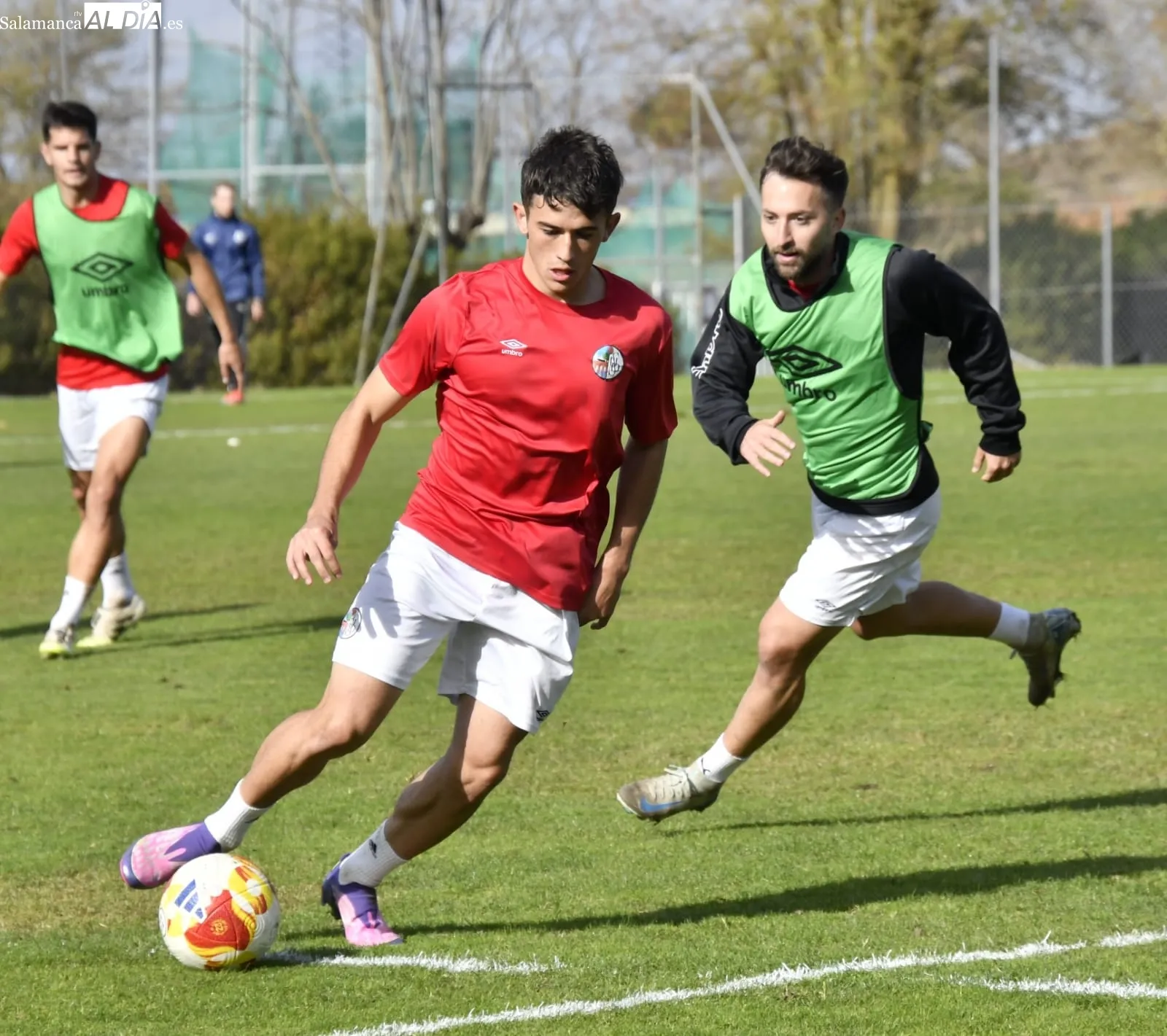 Sesión de entrenamiento del SALAMANCA UDS | FOTOS: SALAMANCArtvAL DÍA