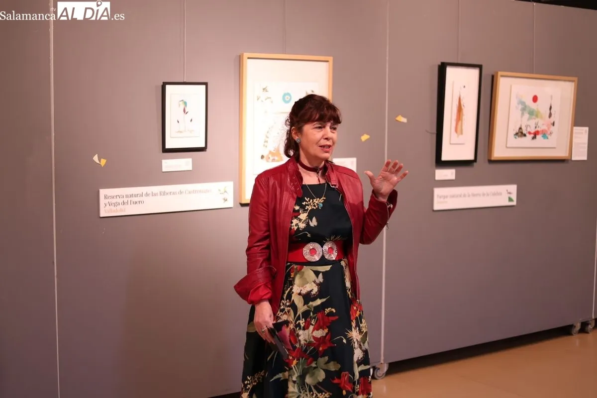 Foto 11 - FOTOS | Violeta Monreal inaugura su exposici&oacute;n "Cuando la Tierra Habla" en Salamanca