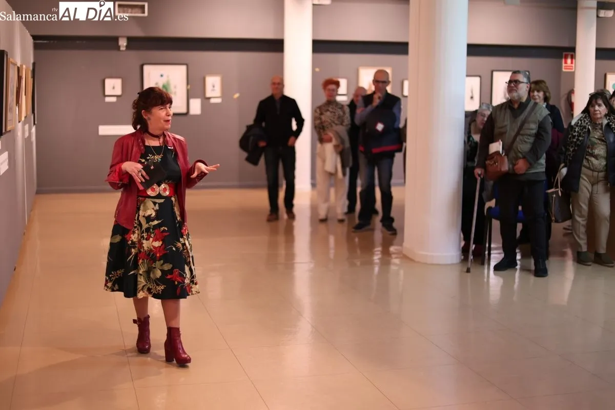 Foto 10 - FOTOS | Violeta Monreal inaugura su exposici&oacute;n "Cuando la Tierra Habla" en Salamanca