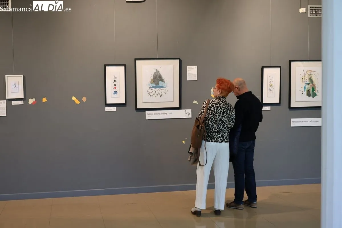 Foto 8 - FOTOS | Violeta Monreal inaugura su exposici&oacute;n "Cuando la Tierra Habla" en Salamanca