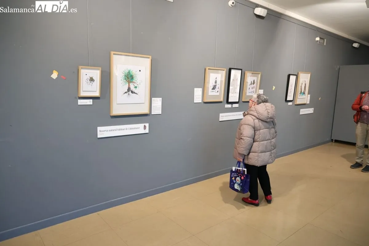 Foto 5 - FOTOS | Violeta Monreal inaugura su exposici&oacute;n "Cuando la Tierra Habla" en Salamanca