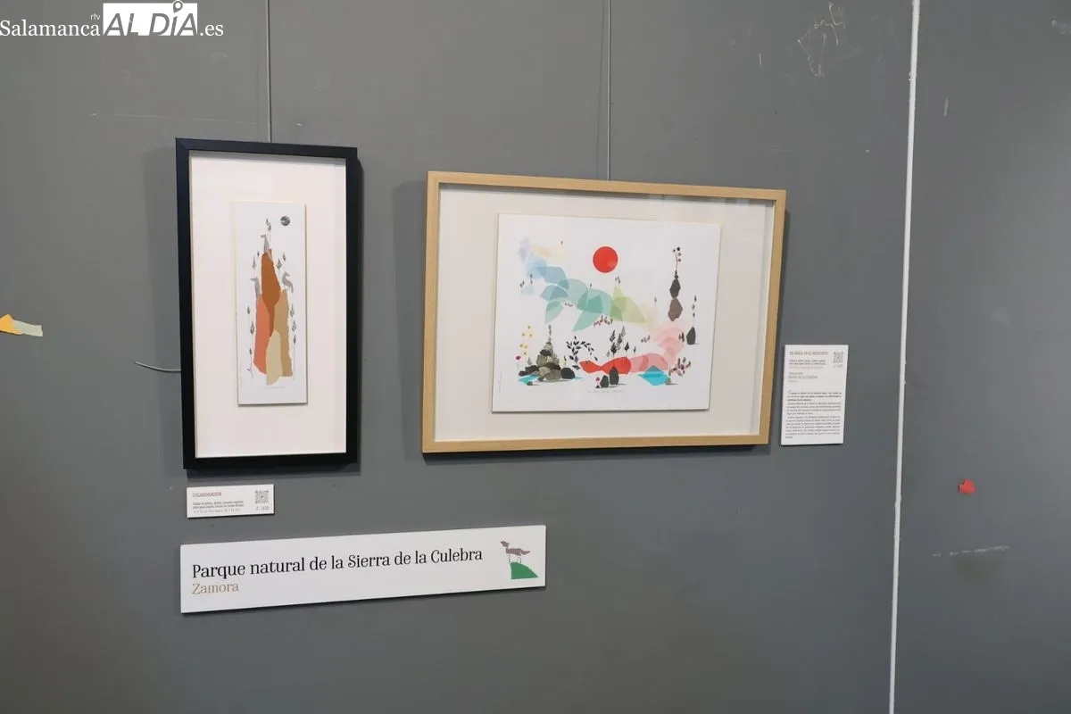 Foto 2 - FOTOS | Violeta Monreal inaugura su exposici&oacute;n "Cuando la Tierra Habla" en Salamanca