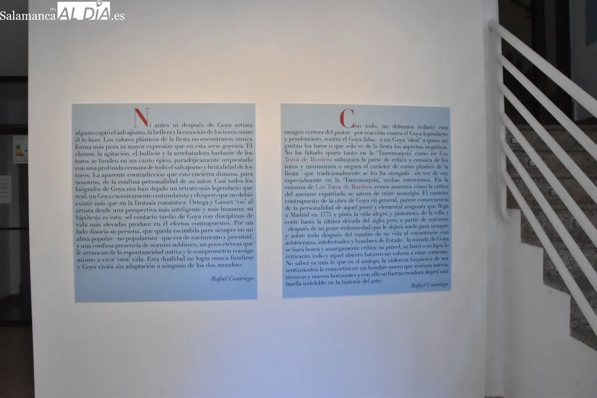 Santa Marta expone 'La Tauromaquia de Goya' hasta marzo de 2026. Foto Vanesa Martins