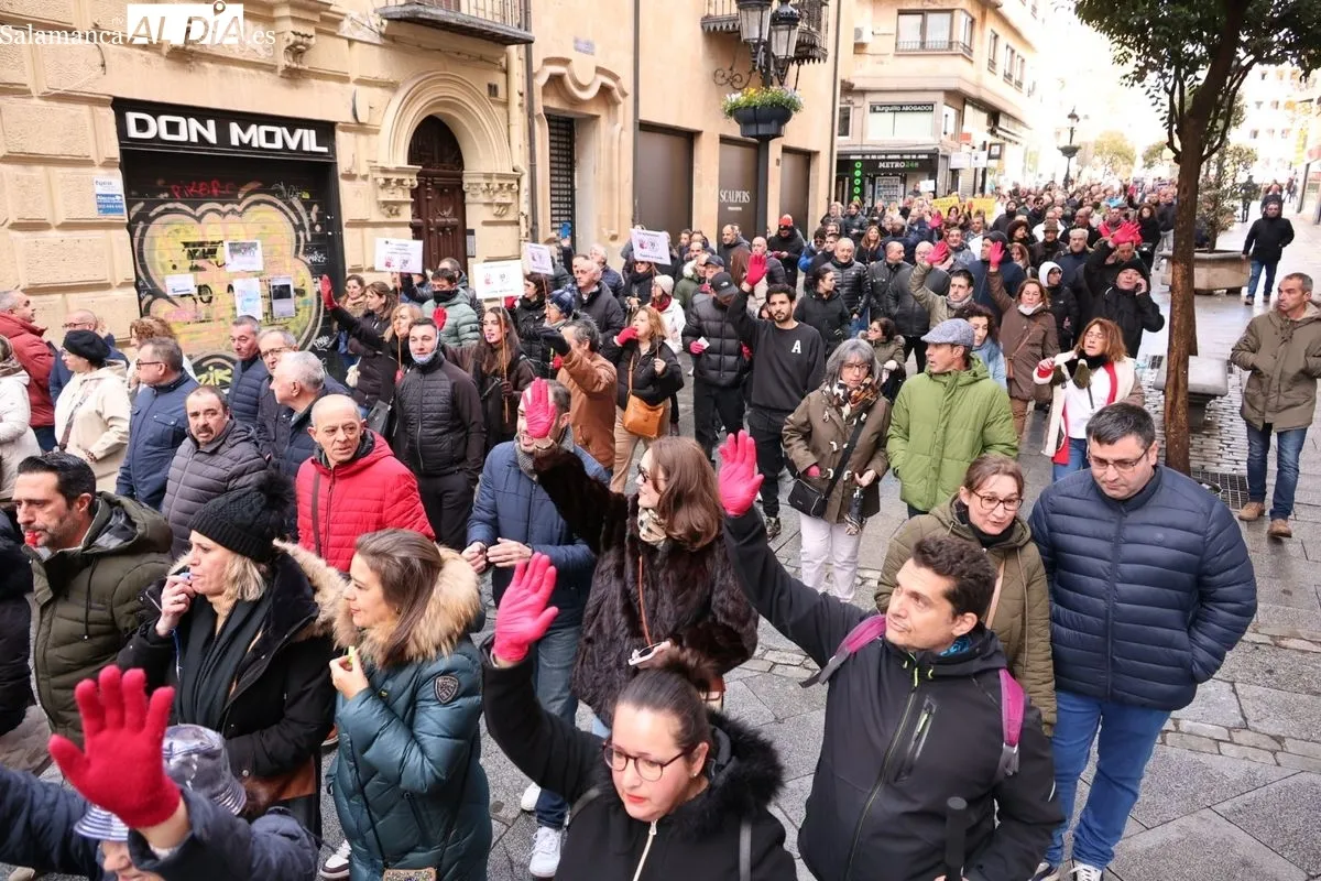 Manifestación de los autónomos en Salamanca | FOTOS: David Sañudo