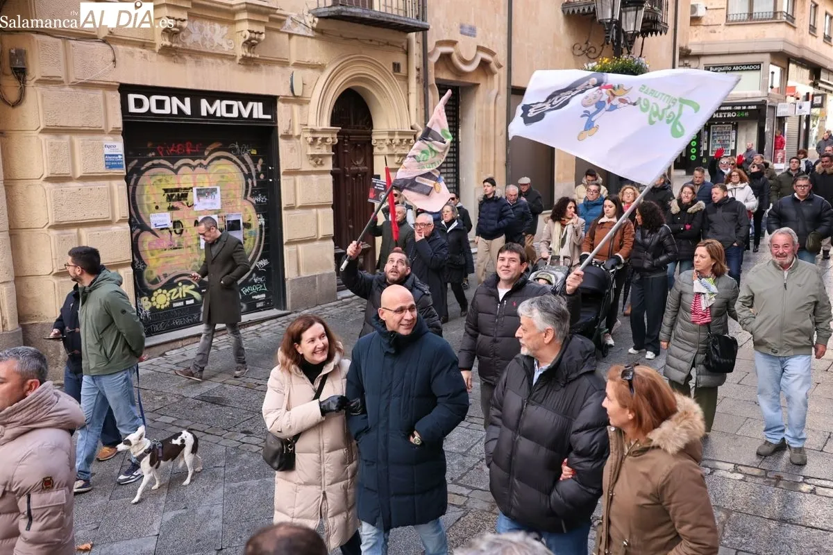 Manifestación de los autónomos en Salamanca | FOTOS: David Sañudo