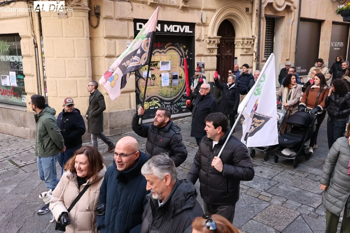 Manifestación de los autónomos en Salamanca | FOTOS: David Sañudo