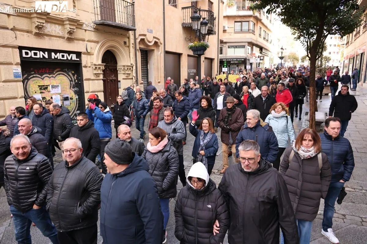 Manifestación de los autónomos en Salamanca | FOTOS: David Sañudo