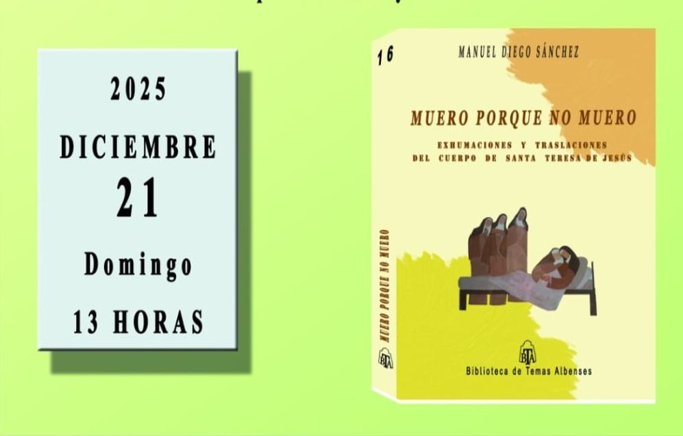 Libro sobre exhumaciones de Santa Teresa en Alba de Tormes