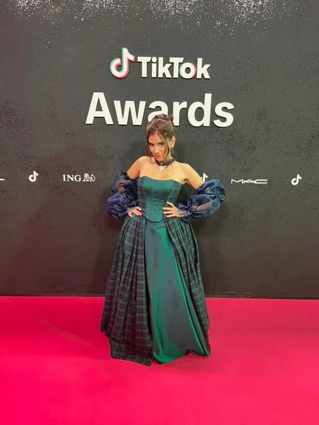 Alba Saenc en los Premios TikTok