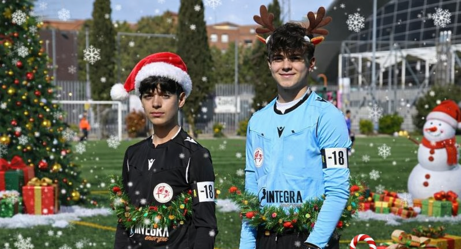 La receta desde el mundo de los árbitros para vivir un 2026 en paz con su felicitación navidad en el fútbol base