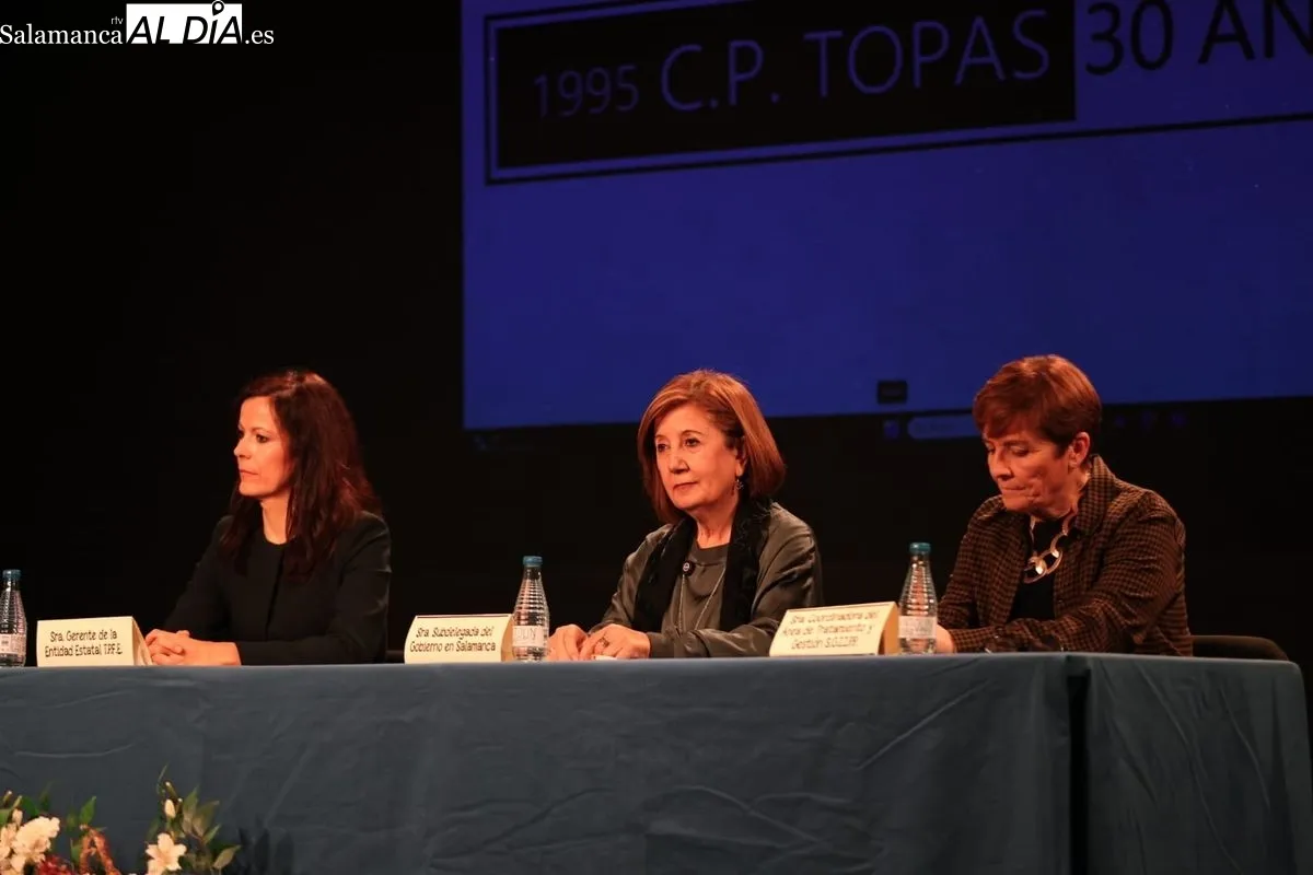 30 aniversario de la apertura del Centro Penitenciario de Topas, celebrado en la Sala B del CAEM. Foto de David Sañudo