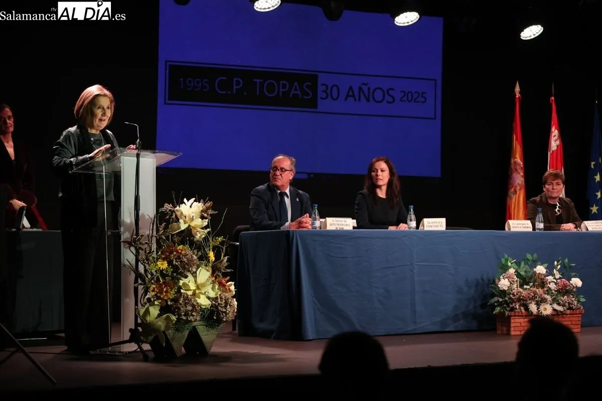 30 aniversario de la apertura del Centro Penitenciario de Topas, celebrado en la Sala B del CAEM. Foto de David Sañudo