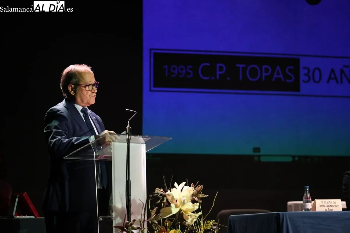 30 aniversario de la apertura del Centro Penitenciario de Topas, celebrado en la Sala B del CAEM. Foto de David Sañudo