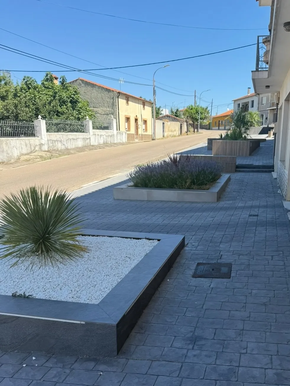 Estado actual de la Calle Doctor Fleming en Fuentes de Oñoro