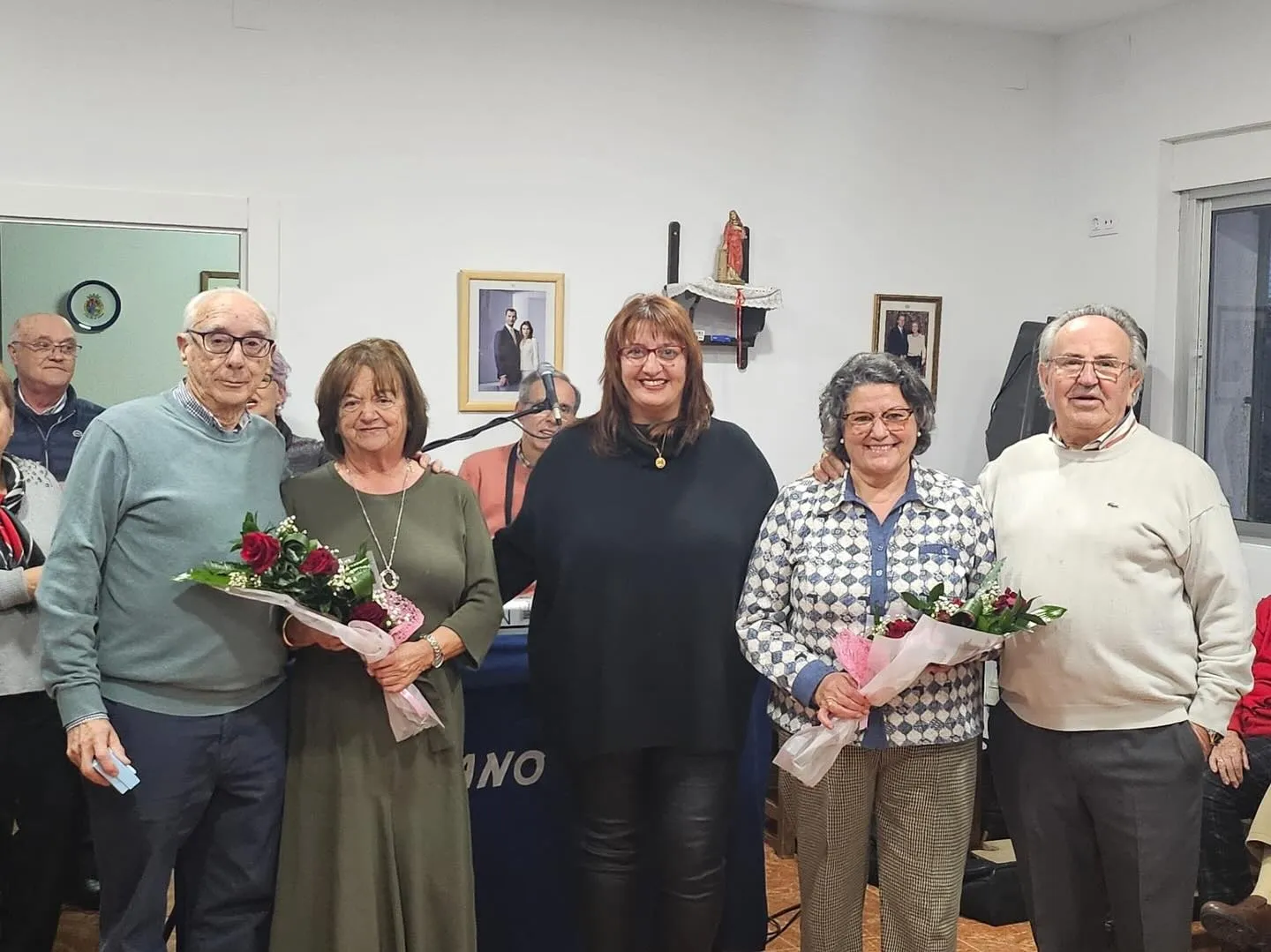 La Asociación de Mayores Santa Bárbara en la celebración