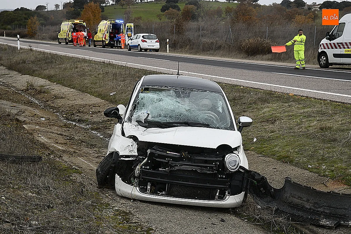 Accidente de tráfico en A-62