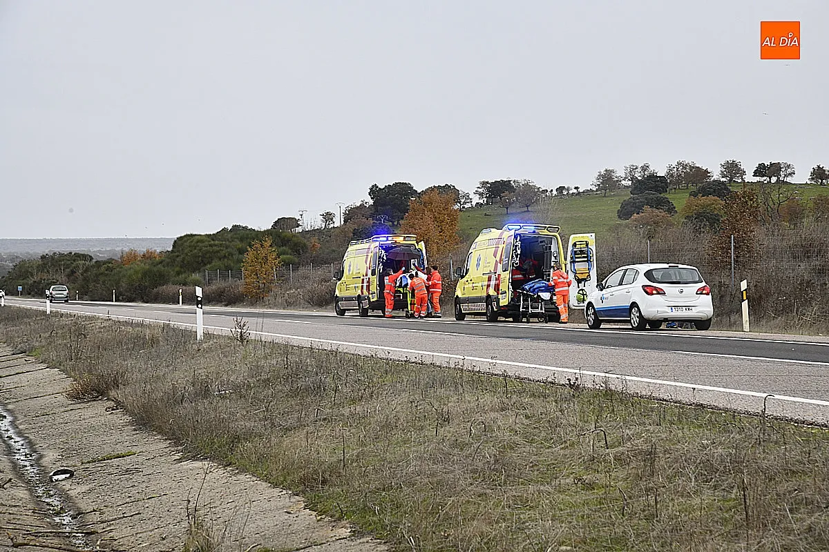 Accidente de tráfico en A-62