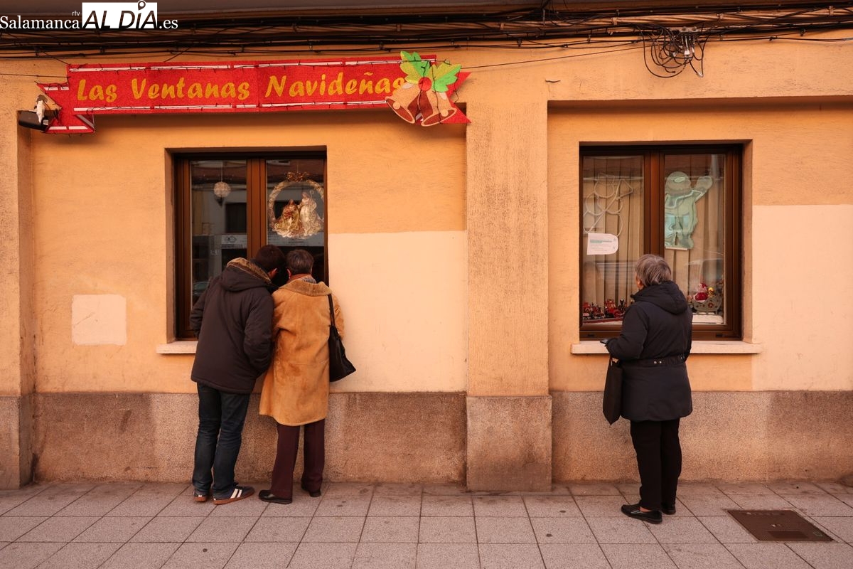 Navidad Salamanca: las ventanas de la Avenida de Portugal