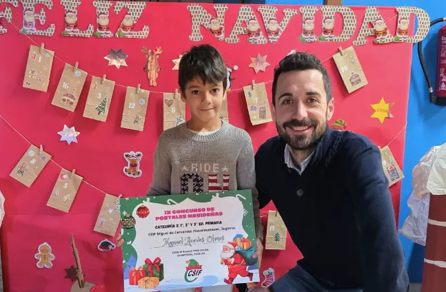 Entrega de diplomas del IX Concurso de Postales Navideñas de CSIF