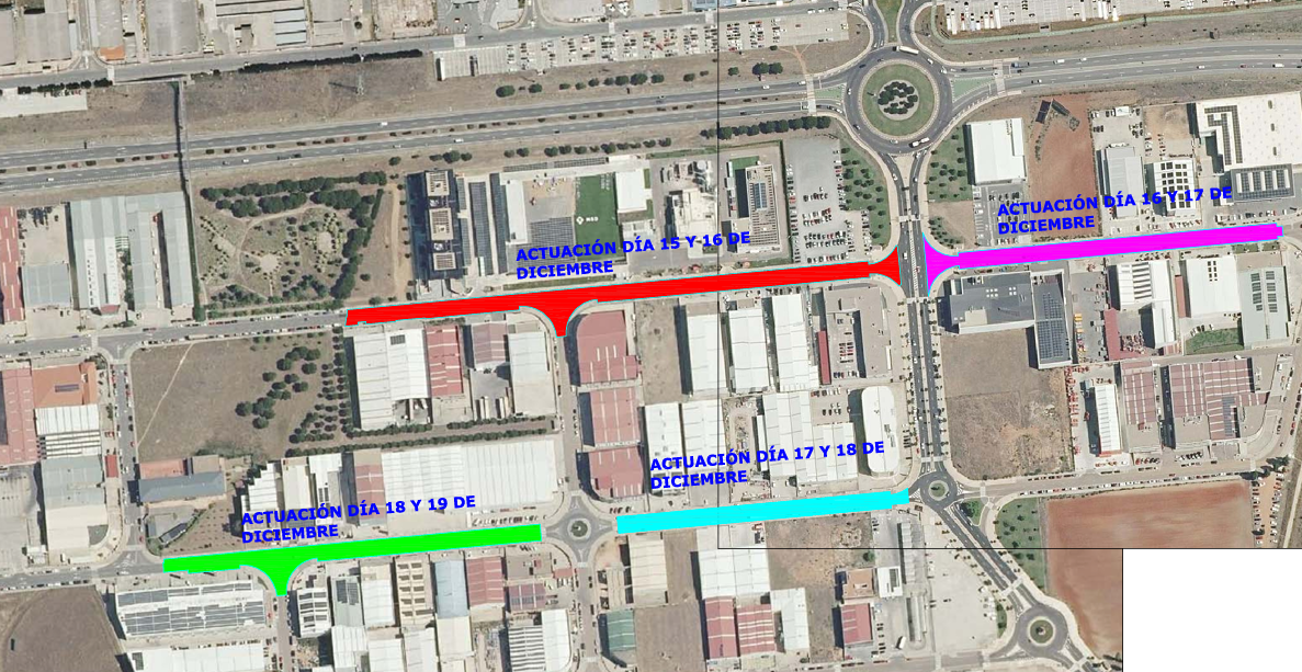 Cortes de tráfico en Montalvo III por obras de asfaltado