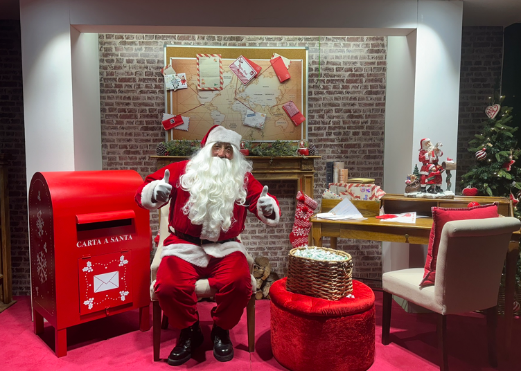 Llegada de Papá Noel a El Corte Inglés de Salamanca 2025