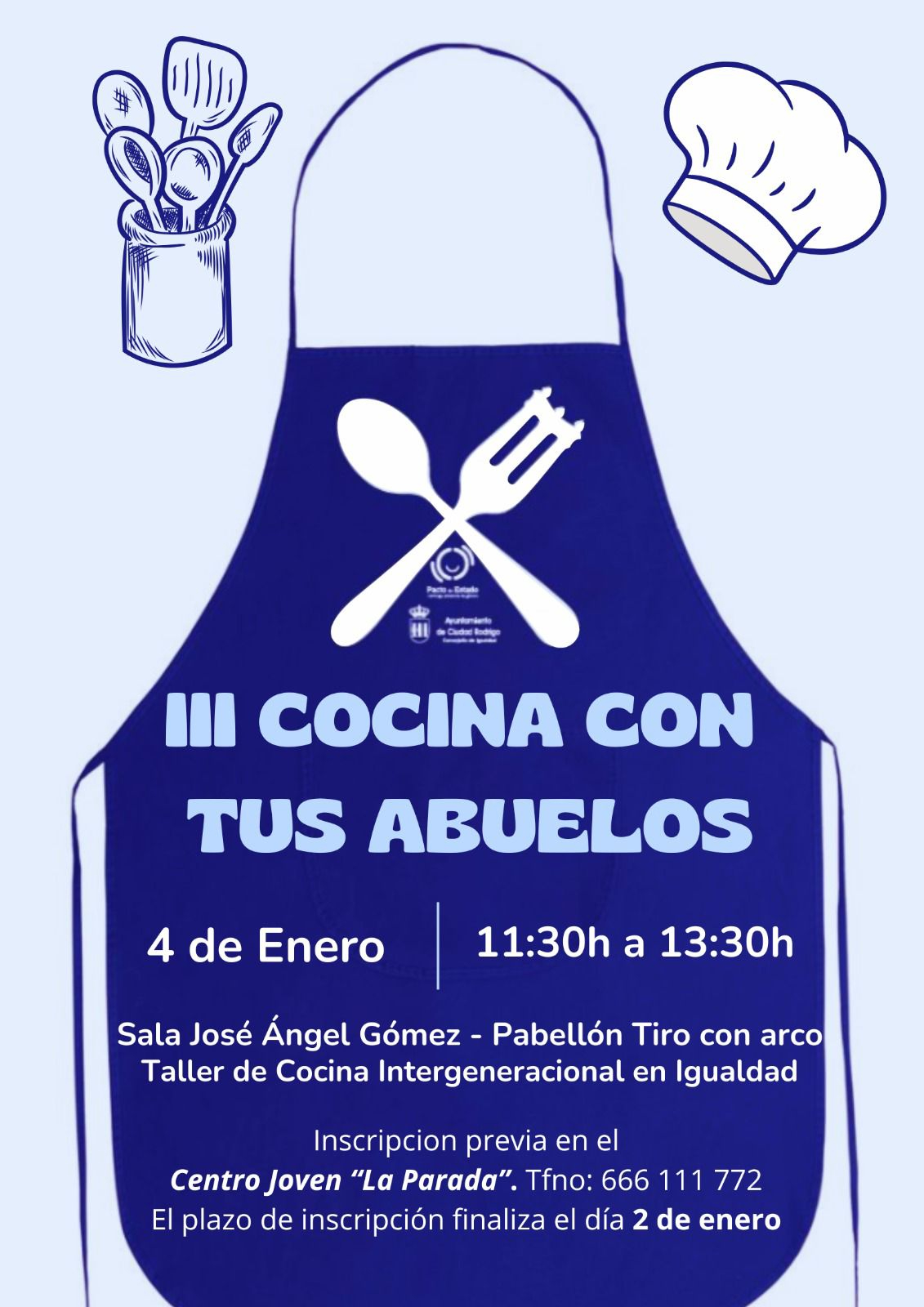 Cocina con tus abuelos: taller intergeneracional en Ciudad Rodrigo 