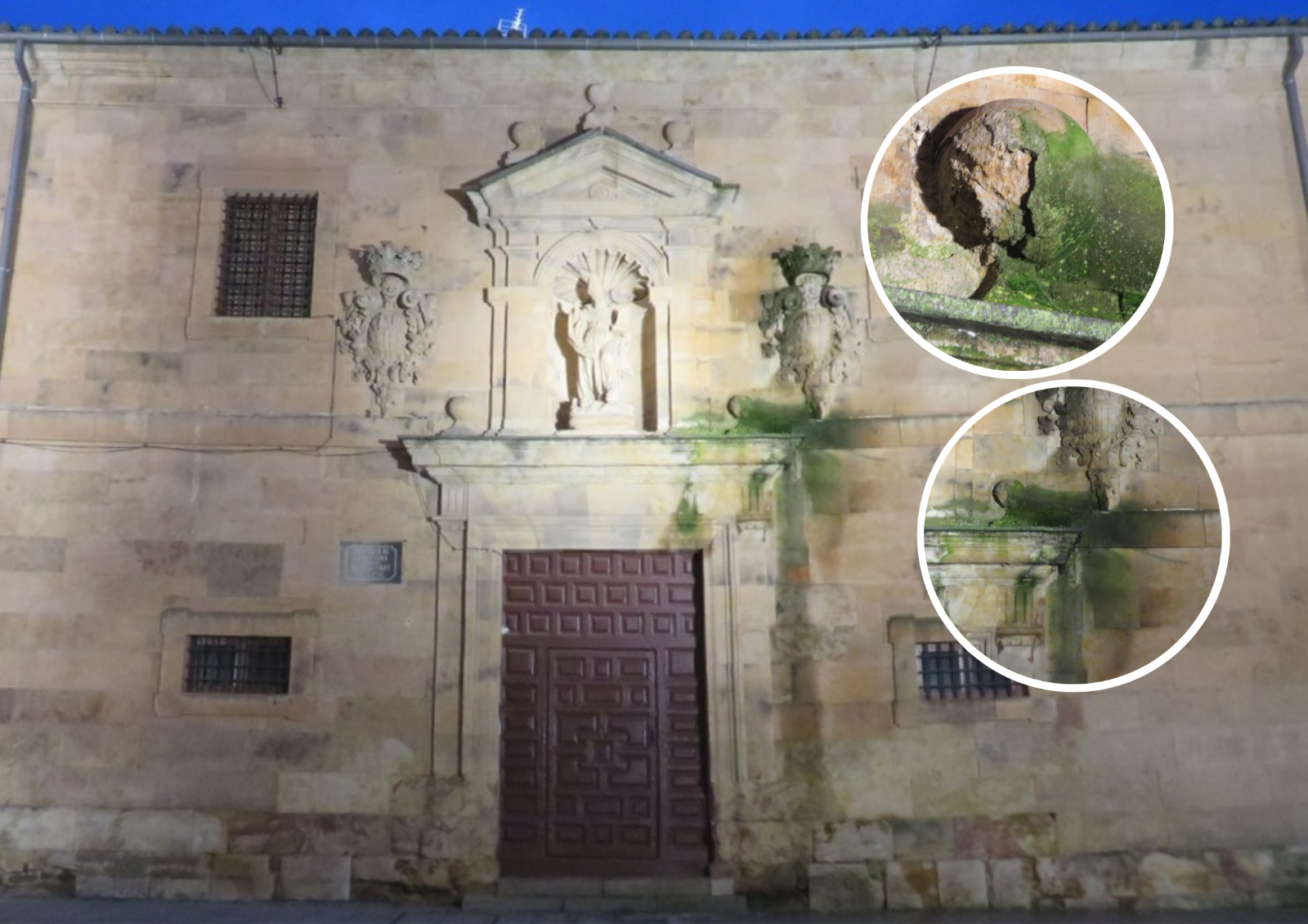 Denuncian daños en el Convento de las Agustinas Salamanca
