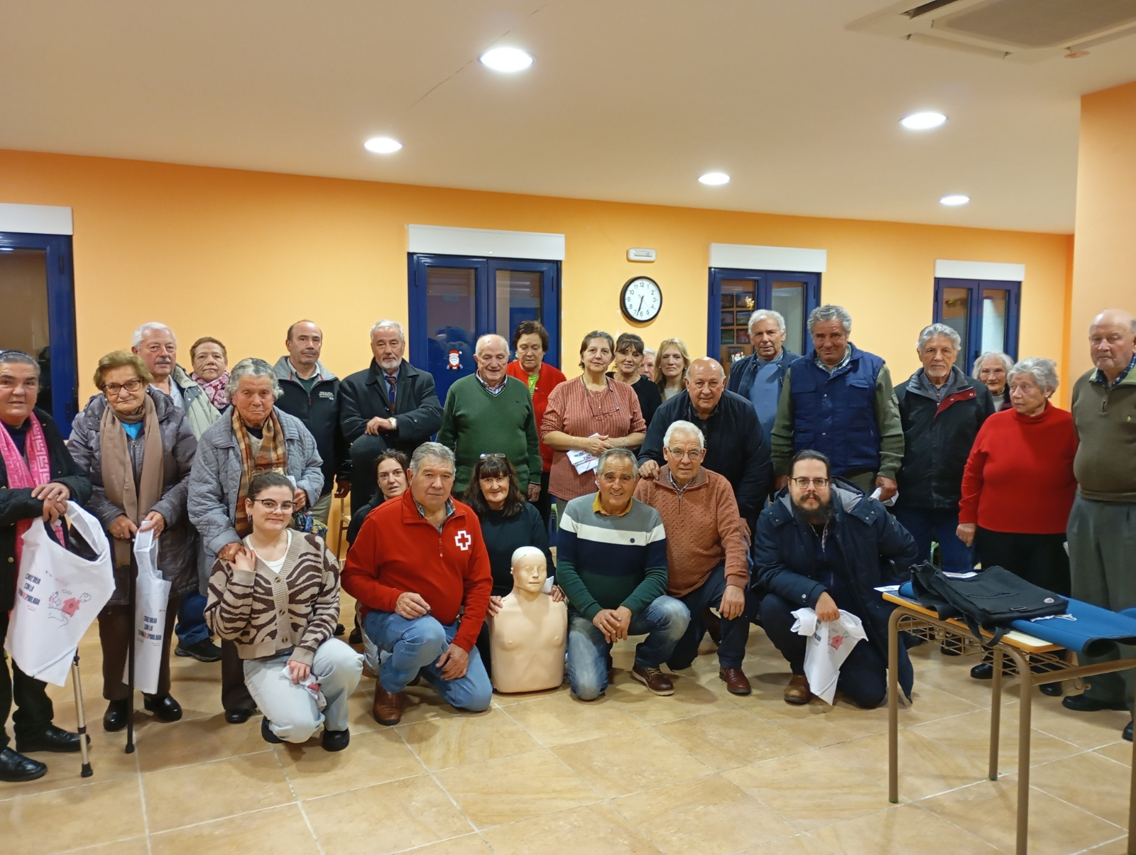 Curso de RCP y primeros auxilios de Cruz Roja en Serradilla