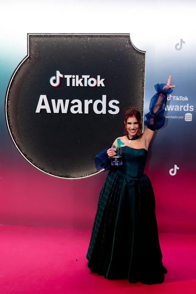 Alba Saenc en los Premios TikTok