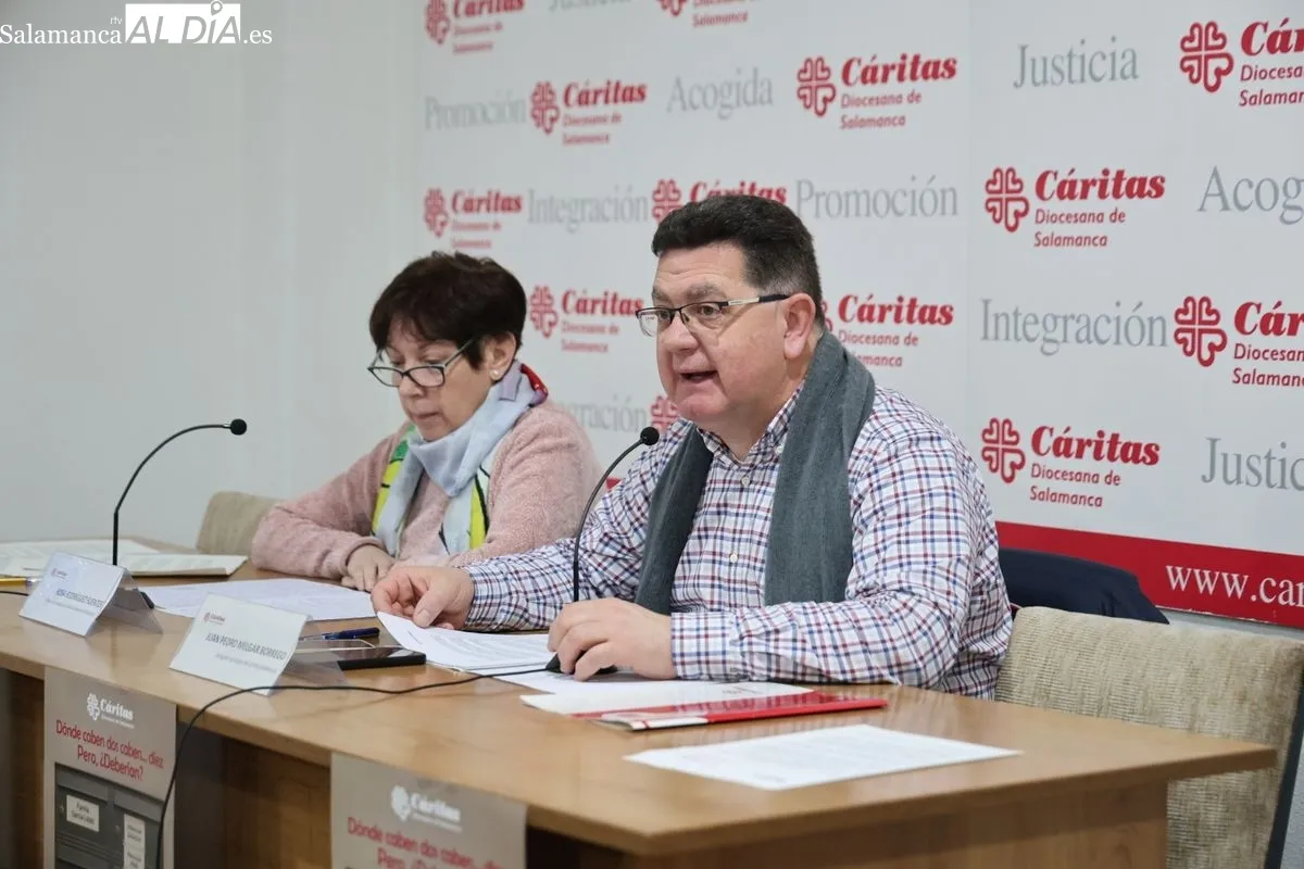 Cáritas Salamanca alerta de que el pago de la vivienda consume ya el 70 % de los ingresos de las familias vulnerables | FOTOS: David Sañudo 