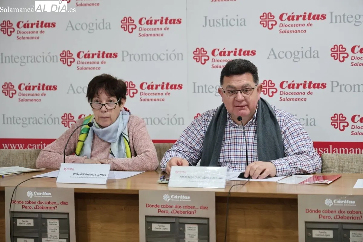 Cáritas Salamanca alerta de que el pago de la vivienda consume ya el 70 % de los ingresos de las familias vulnerables | FOTOS: David Sañudo 