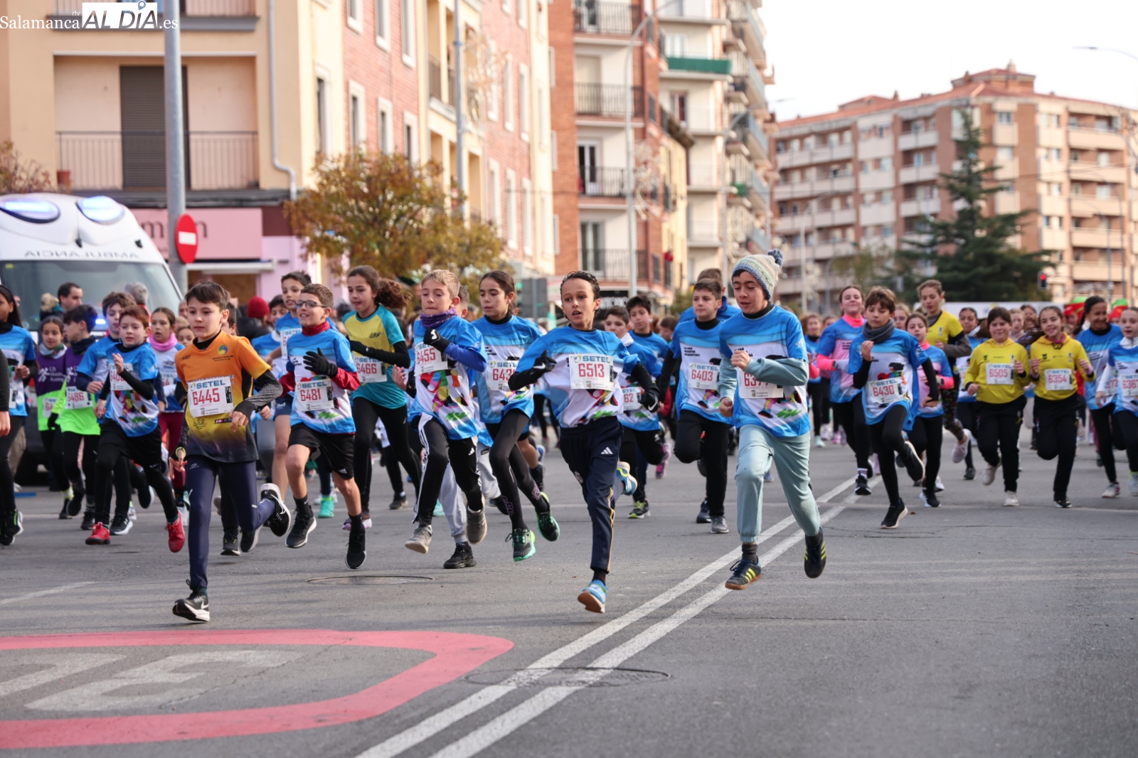 GALERÍA DE FOTOS | Los sub12 ponen la emoción en unos 1.500 metros muy divertidos de la San Silvestre Salmantina 2025