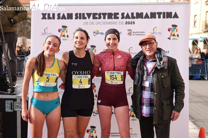 Declaraciones de los ganadores de la San Silvestre Salmantina 2025 