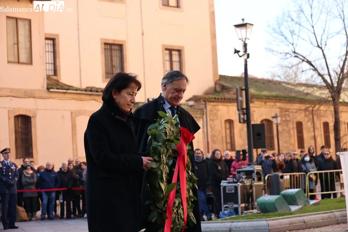 Salamanca rinde homenaje hoy a Miguel de Unamuno en el aniversario de su fallecimiento | FOTOS: David Sañudo 